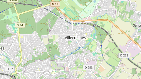 Carte de localisation de l'évènement