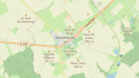 Carte de localisation de l'évènement