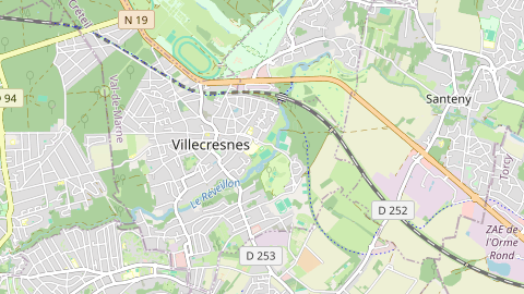 Carte de localisation de l'évènement