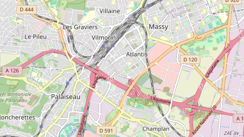 Carte de localisation de l'évènement