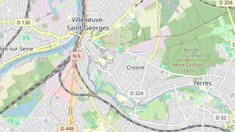 Carte de localisation de l'évènement