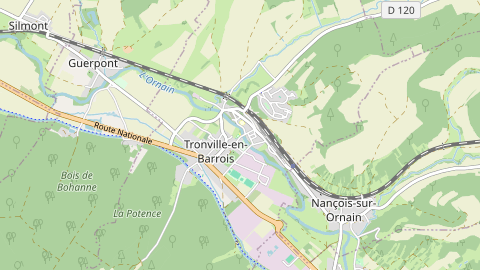 Carte de localisation de l'évènement