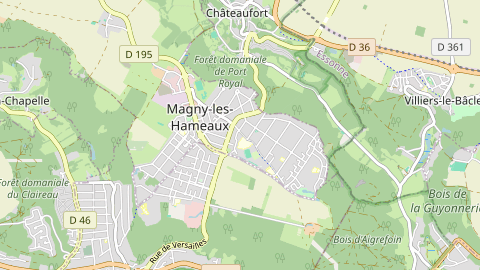 Carte de localisation de l'évènement