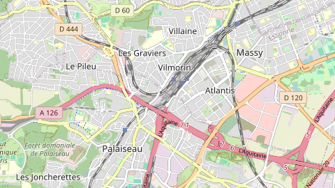 Carte de localisation de l'évènement