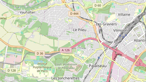 Carte de localisation de l'évènement