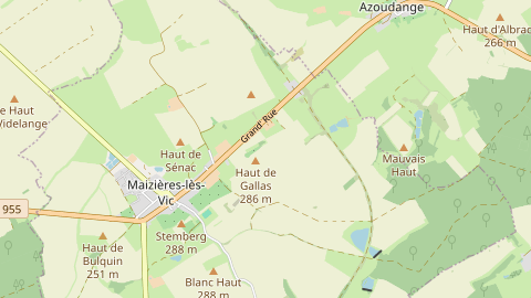 Carte de localisation de l'évènement