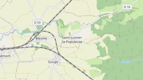 Carte de localisation de l'évènement