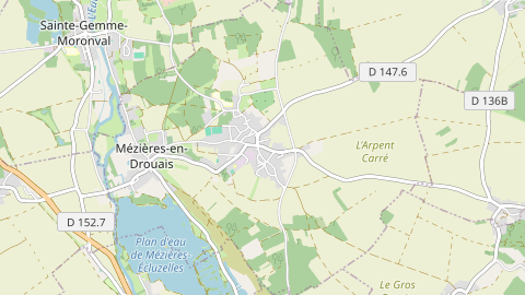 Carte de localisation de l'évènement