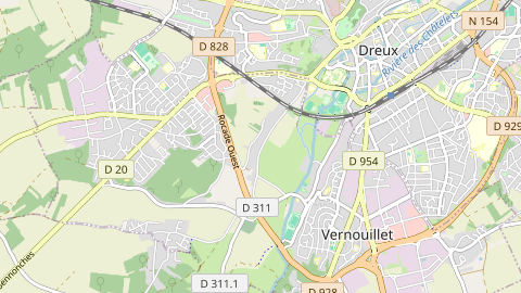 Carte de localisation de l'évènement