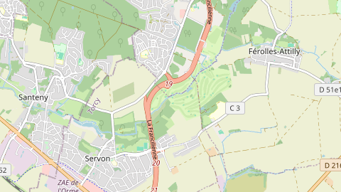 Carte de localisation de l'évènement
