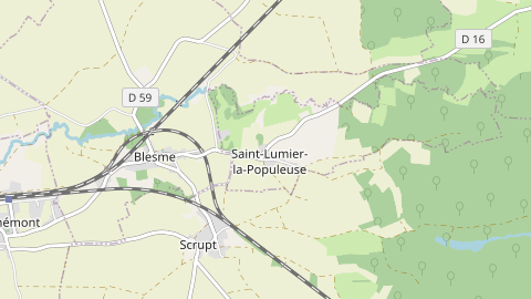 Carte de localisation de l'évènement
