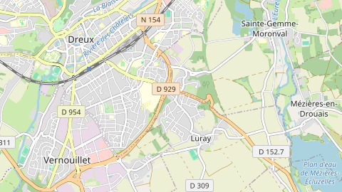 Carte de localisation de l'évènement