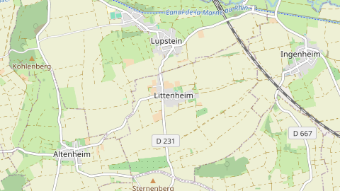 Carte de localisation de l'évènement