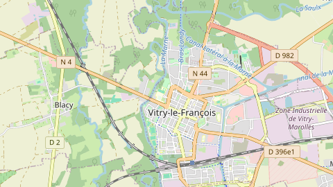 Carte de localisation de l'évènement