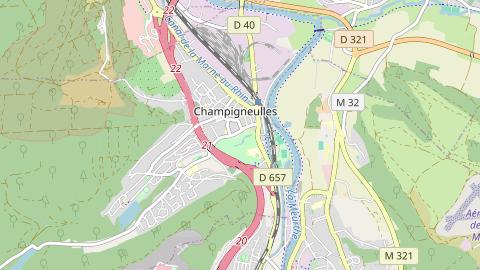 Carte de localisation de l'évènement