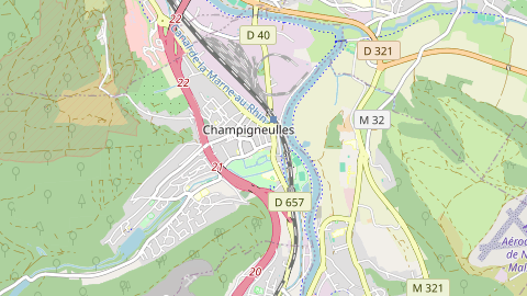 Carte de localisation de l'évènement