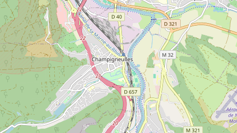 Carte de localisation de l'évènement