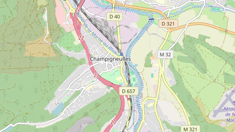Carte de localisation de l'évènement