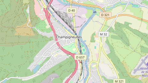 Carte de localisation de l'évènement