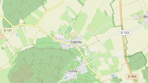 Carte de localisation de l'évènement