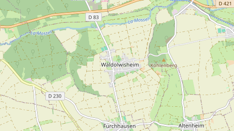 Carte de localisation de l'évènement