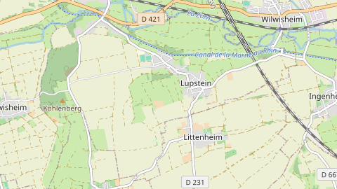 Carte de localisation de l'évènement