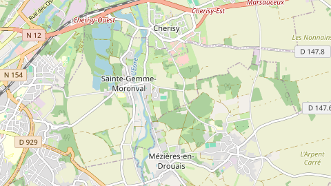 Carte de localisation de l'évènement