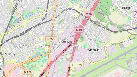 Carte de localisation de l'évènement