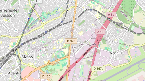 Carte de localisation de l'évènement
