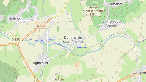 Carte de localisation de l'évènement