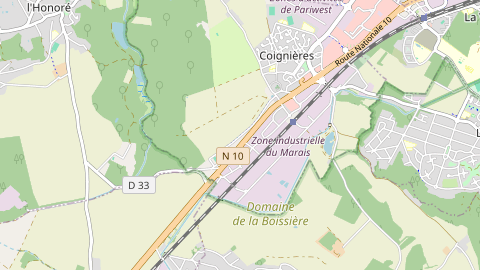 Carte de localisation de l'évènement