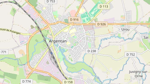 Carte de localisation de l'évènement