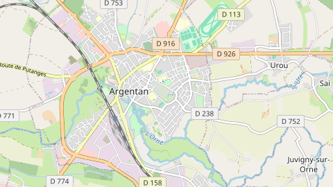 Carte de localisation de l'évènement