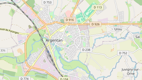 Carte de localisation de l'évènement