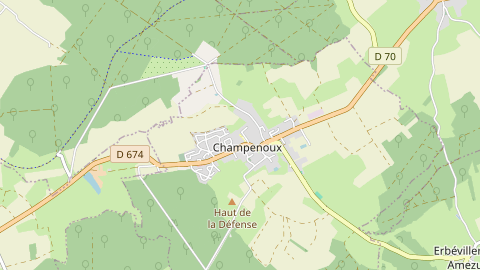 Carte de localisation de l'évènement
