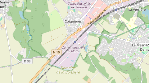 Carte de localisation de l'évènement