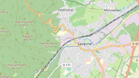 Carte de localisation de l'évènement