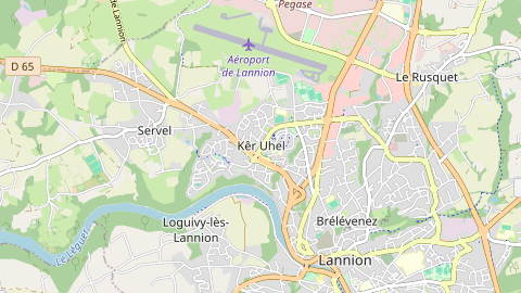 Carte de localisation de l'évènement