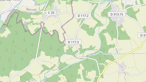 Carte de localisation de l'évènement