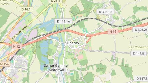 Carte de localisation de l'évènement