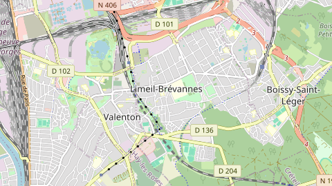 Carte de localisation de l'évènement