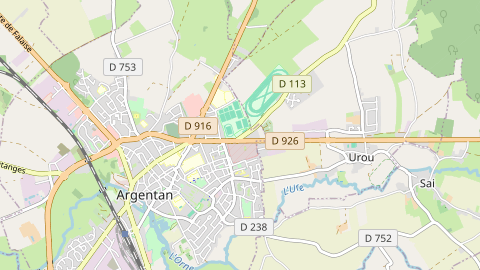 Carte de localisation de l'évènement