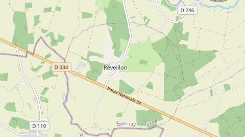 Carte de localisation de l'évènement