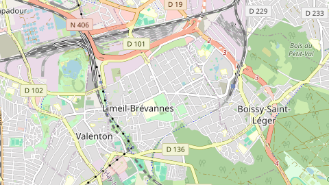 Carte de localisation de l'évènement