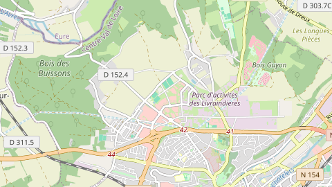 Carte de localisation de l'évènement