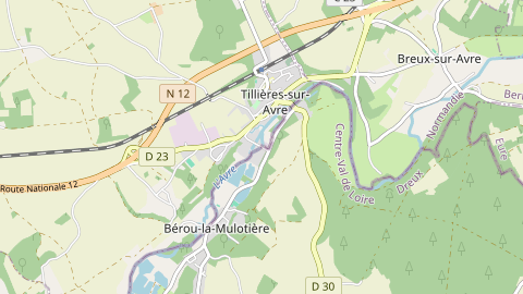 Carte de localisation de l'évènement