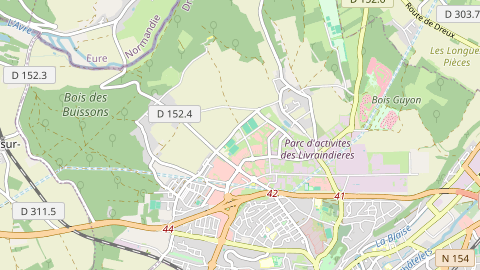 Carte de localisation de l'évènement