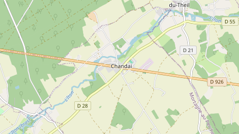 Carte de localisation de l'évènement