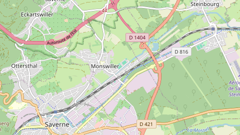 Carte de localisation de l'évènement