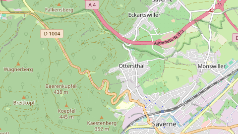 Carte de localisation de l'évènement